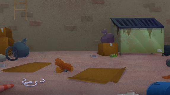 "middlemost post" bg paint