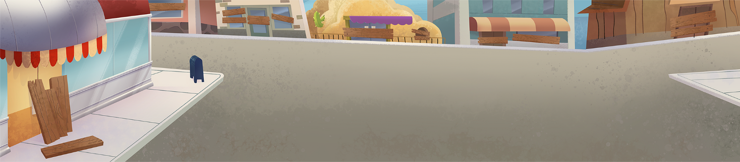 "middlemost post" bg paint