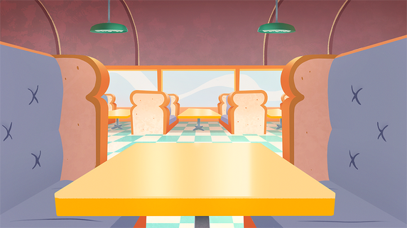 "middlemost post" bg paint